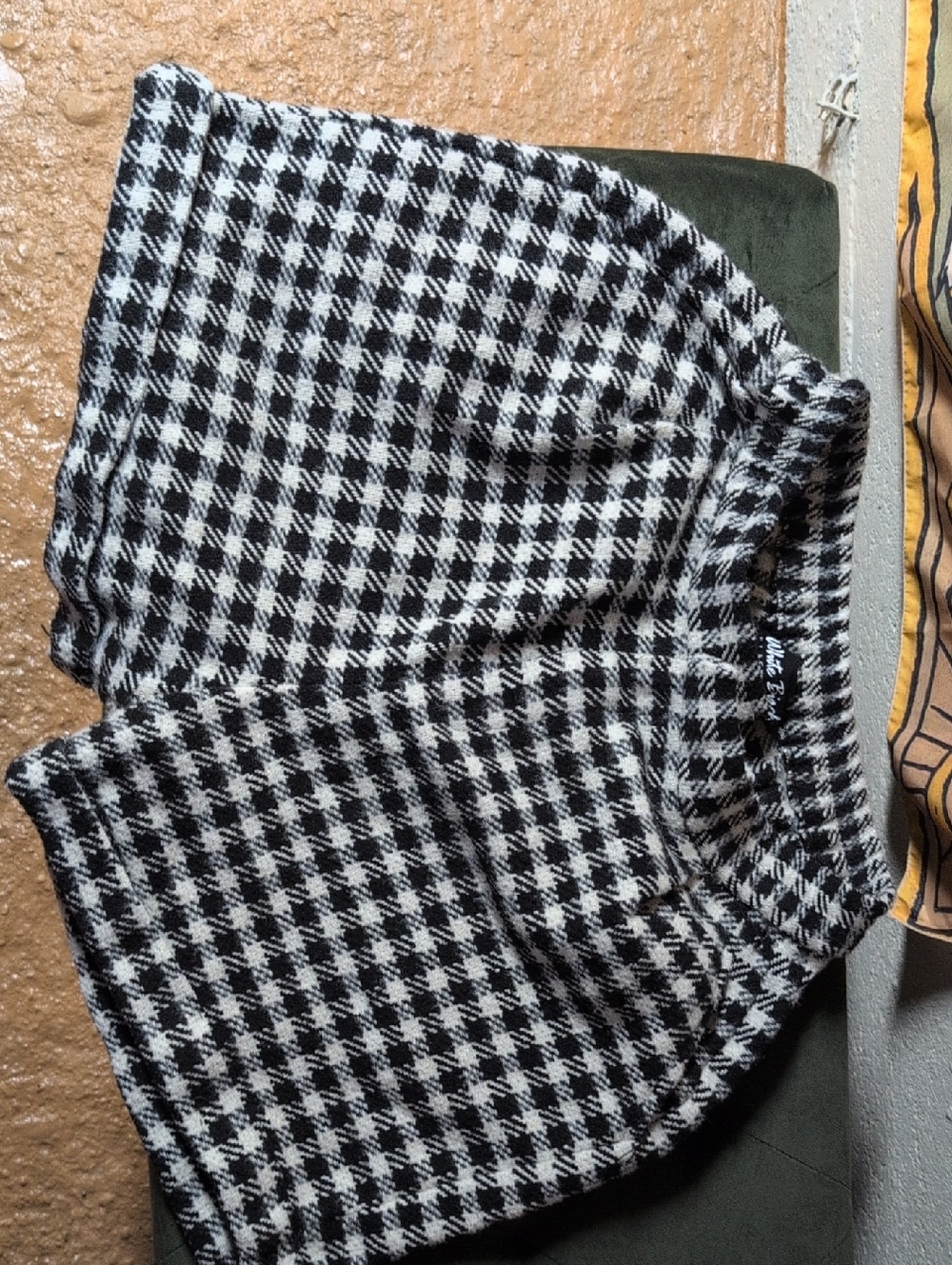 white birch Black and White Houndstooth Women’s Shorts